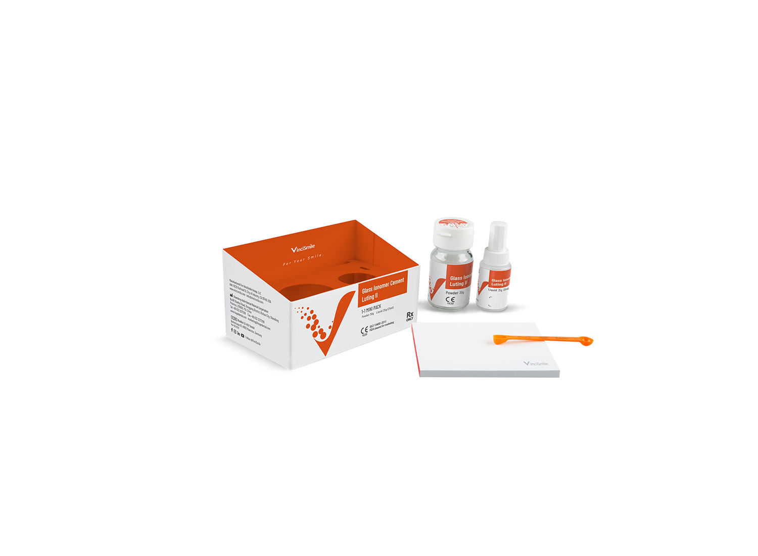 گلاس آینومر لوتینگ Glass Ionomer Cement (Luting II) برند VINCISMILE