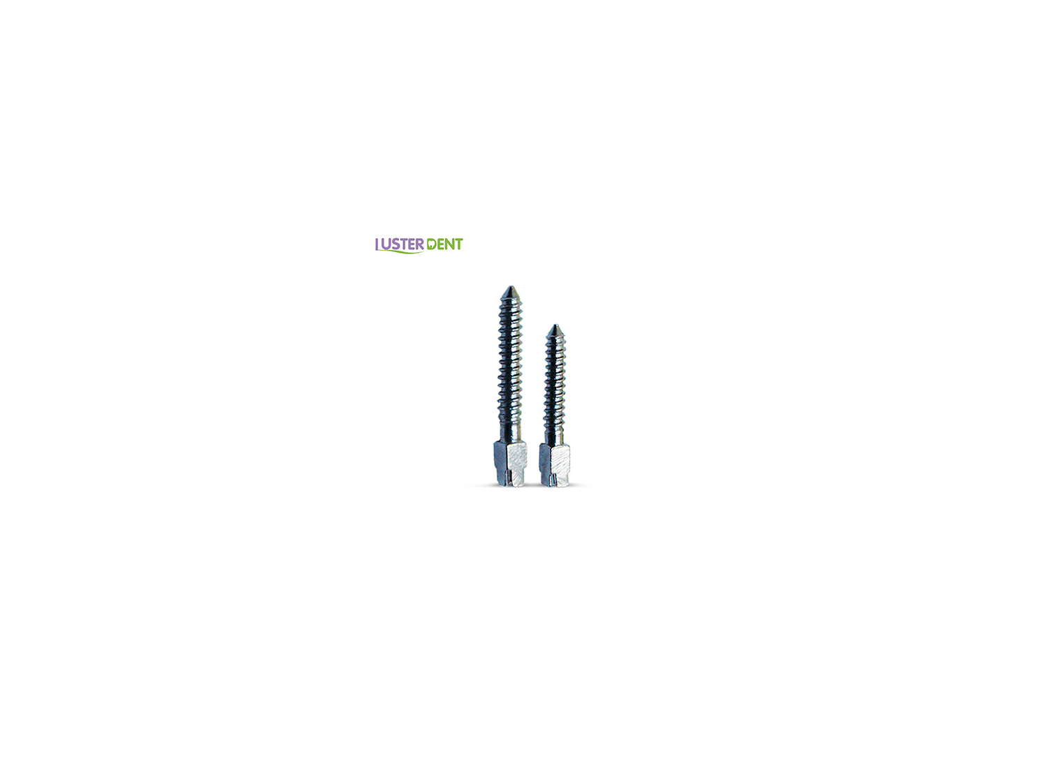 پین داخل کانال استیل Stainless Steel Screw Post برند Lusterdent