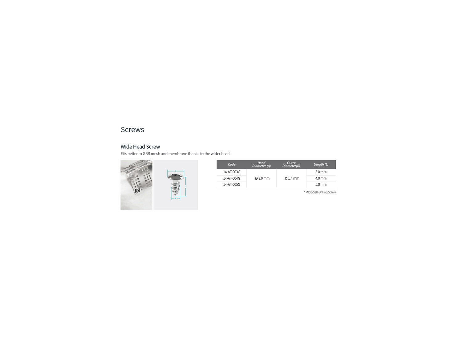 پیچ سر پهن wide head screw برند GBR