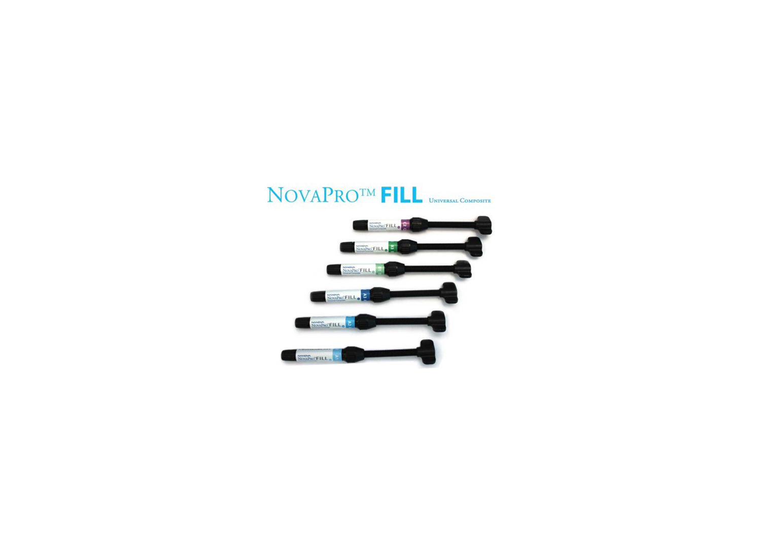 کامپوزیت نانوهیبرید یونیورسال NovaPro Fill سرنگ 4 گرمی برند Nanova