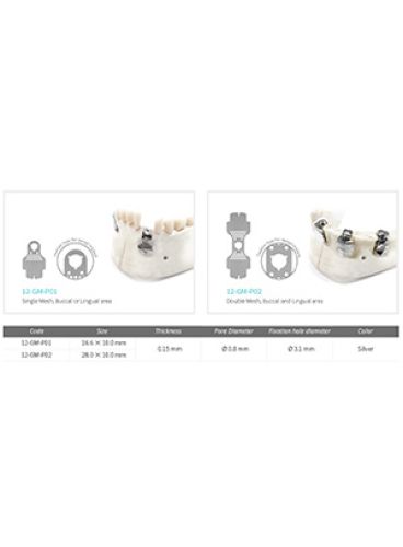 |مش فیکس کردن حفره Fixation Hole Mesh برند GBR