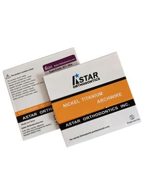 |آرچ وایر نیکل تیتانیوم Nickel Titanium Archwire برند ASTAR