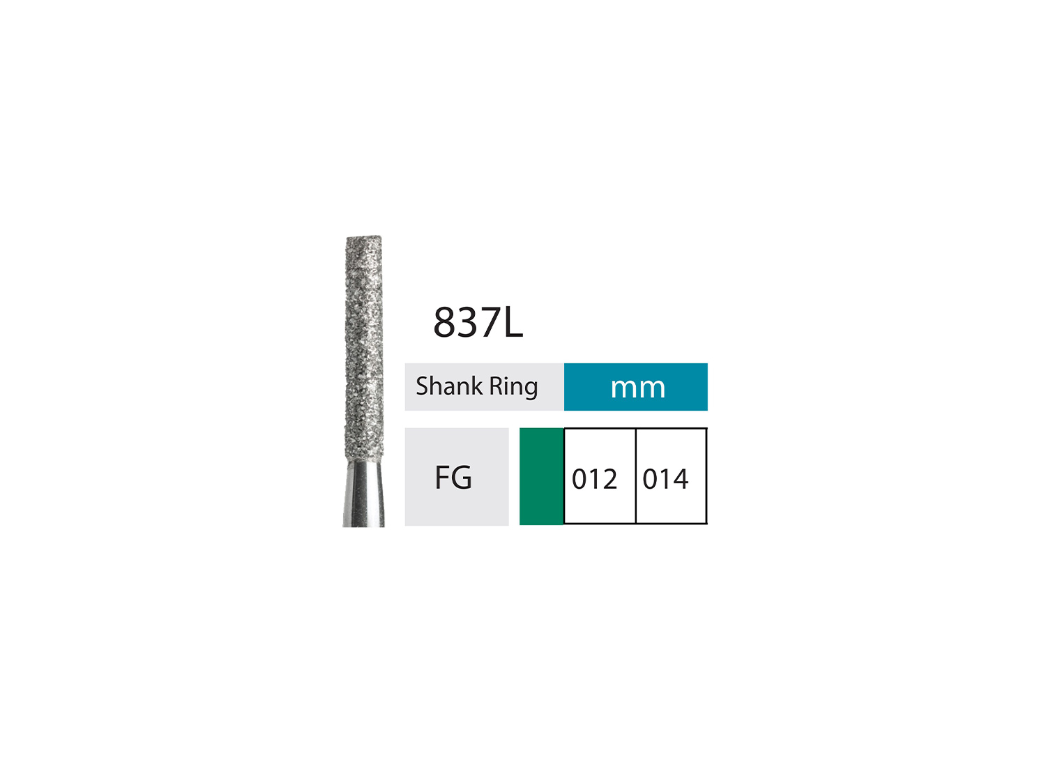 فرز الماسی استوانه ای توربین بلند 837L برند RDT