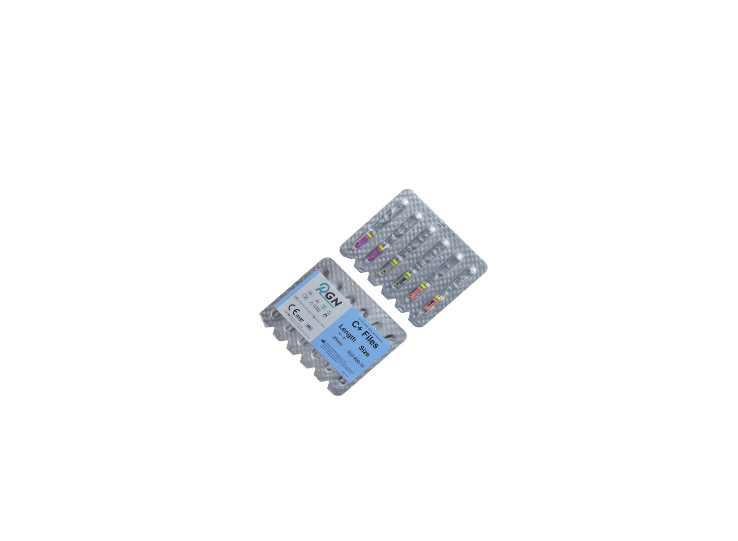 فایل دستی C File طول 25 میلی متر بسته 6 عددی برند RGN