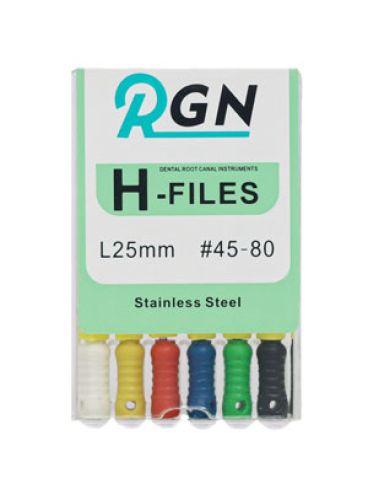 |فایل دستی H File طول 25 میلی متر بسته 6 عددی برند RGN