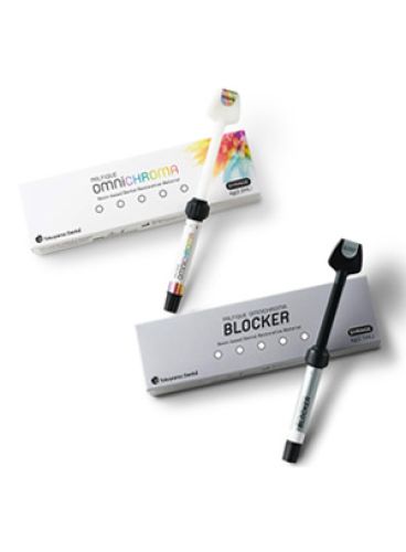 |کامپوزیت Palfique Omnichoroma  و بلاکر برند Tokuyama