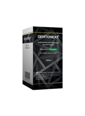 |حلال گوتا پرکا و سمان‌های اوژنول دار بطری 18 میلی لیتری برند DENTONEXT