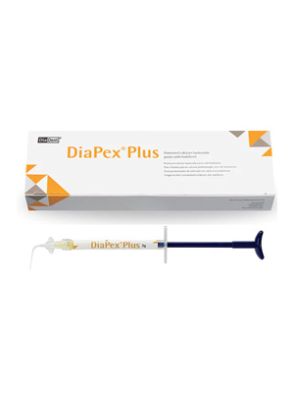 |خمیر کلسیم هیدروکساید حاوی یدوفرم DiaPex Plus سرنگ 2 گرمی برند DiaDent
