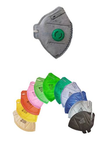 |ماسک N95 بدون سوپاپ و سوپاپ دار پایش عاج طب بسته 12 عددی